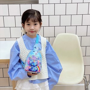 야외 여행 가방 어린이 가슴 가방 만화 귀여운 소녀 허리 가방 새로운 동전 지갑 3-5 세 어린이 가방 어린이 어깨 가방 - Product Image 4