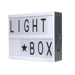 Cinema Light Box Super-Perfetto Fai da Te Ha Condotto La Luce Up Box Cinematografica con Decorativi 90 Lettere Numeri Simboli per Il Festival - Product Image 5