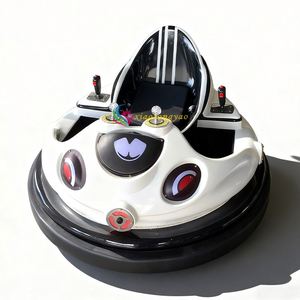Équipement de parc d'attractions intérieur pour enfants : Voiture tamponneuse OVNI à batterie, Machine de jeu à bascule à monnayeur en métal - Product Image 1