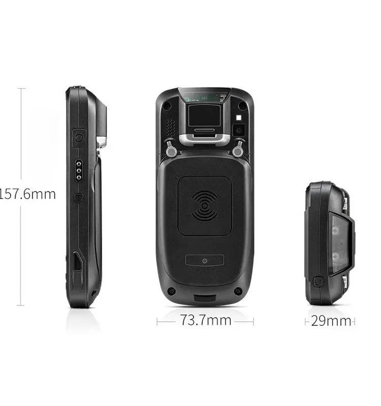 Neue Android 11.0 p pda 1d 2d robuste Handheld PDA biometrische Finger Handy-Gerät Barcode-Scanner Pda für das Gesundheits wesen