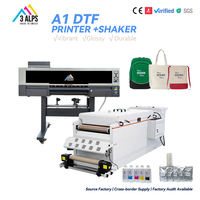 Impresora DTF 3ALPS A1 i3200 de 4 cabezales y 60 cm de ancho para imprimir patrones en prendas de vestir, camisetas, sudaderas y todo tipo de prendas.