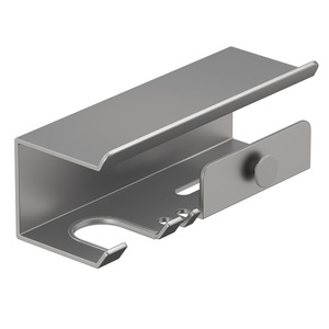 Support mural minimaliste pour sèche-cheveux, rectangulaire, durable, capacité de charge de 10 à 15 kg, étagère de salle de bain - Product Image 1