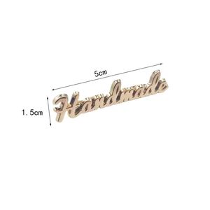 Biểu Tượng Tùy Chỉnh Con Chó Kim Loại Tên Thẻ Chữ Rhinestone Handmade Phần Cứng Khắc Thẻ Kim Loại Cho Túi Laser Thẻ Kim Loại Màu - Product Image 1