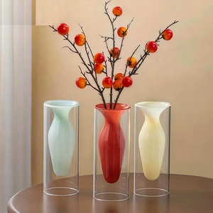 Macetero de Vidrio de Borosilicato de Doble Capa, Decorativo, para Plantas, Hidroponí<span class=keywords><strong>a</strong></span>, Decoración del Hogar, para <span class=keywords><strong>Mesa</strong></span> - Product Image 1
