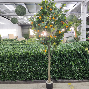 ต้นไม้ <span class=keywords><strong>Kumquat</strong></span> สีส้มเทียม,ต้นไม้ประดิษฐ์ตกแต่งห้องนั่งเล่นตามสั่ง