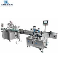 Système de remplissage linéaire entièrement automatique pour eau minérale naturelle, avec remplissage, bouchage et étiquetage intégrés, production haute vitesse