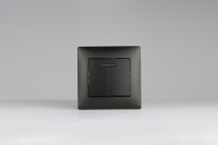 Interruptores de Pared LED de Diseño de Lujo, 2 Vías, 2 Botones, Clasificación IP21, 10A, con Marco de PC, Hechos en China