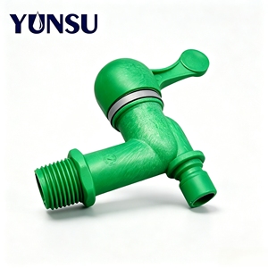 Robinet d'eau en plastique 2-en-1 avec clip de sortie verrouillable et mobile, fixation ferme du tuyau, sans fuite, robinet multifonction domestique en ABS et PP - Product Image 1