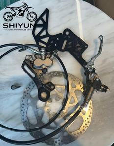 Ensemble d'étrier <span class=keywords><strong>de</strong></span> <span class=keywords><strong>frein</strong></span> arrière pour vélo électrique <span class=keywords><strong>de</strong></span> motocross SURRON Lightbee Ultrabee à double piston noir - Remplacement pour Quadzilla - Product Image 4