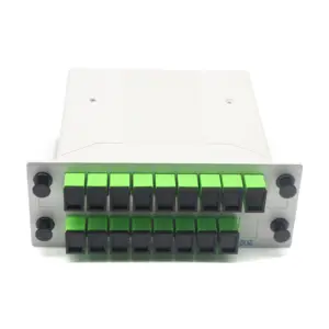 Hot Selling FTTH 1x16 Inserting Card Type With SC APC/UPC Module Optical Fiber Splitter