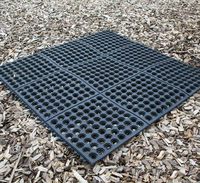 Anti Fatigue Indoor Outdoor Anti rutsch feste modulare ineinandergreifende Gummi fußmatten