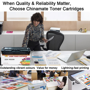 ตลับหมึกโทนเนอร์ HP 222X สำหรับเครื่องพิมพ์ HP Color LaserJet Pro 3203dw MFP 3303sdw 3303fdn 3303fdw ผงหมึกโทนเนอร์ที่ใช้ร่วมกันได้กับเครื่องพิมพ์ HP - Product Image 4