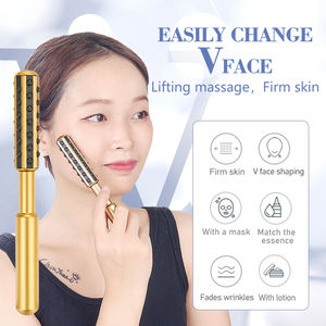 Nuovissimo marchio privato personalizzato Anti-rughe barra al germanio rullo di bellezza bastone di sollevamento del viso massaggiatore per il viso - Product Image 2