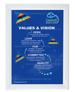 Cadre à pression à angle droit 32MM changement rapide cadre en aluminium matériau pour magasin <span class=keywords><strong>A3</strong></span> - Product Image 1