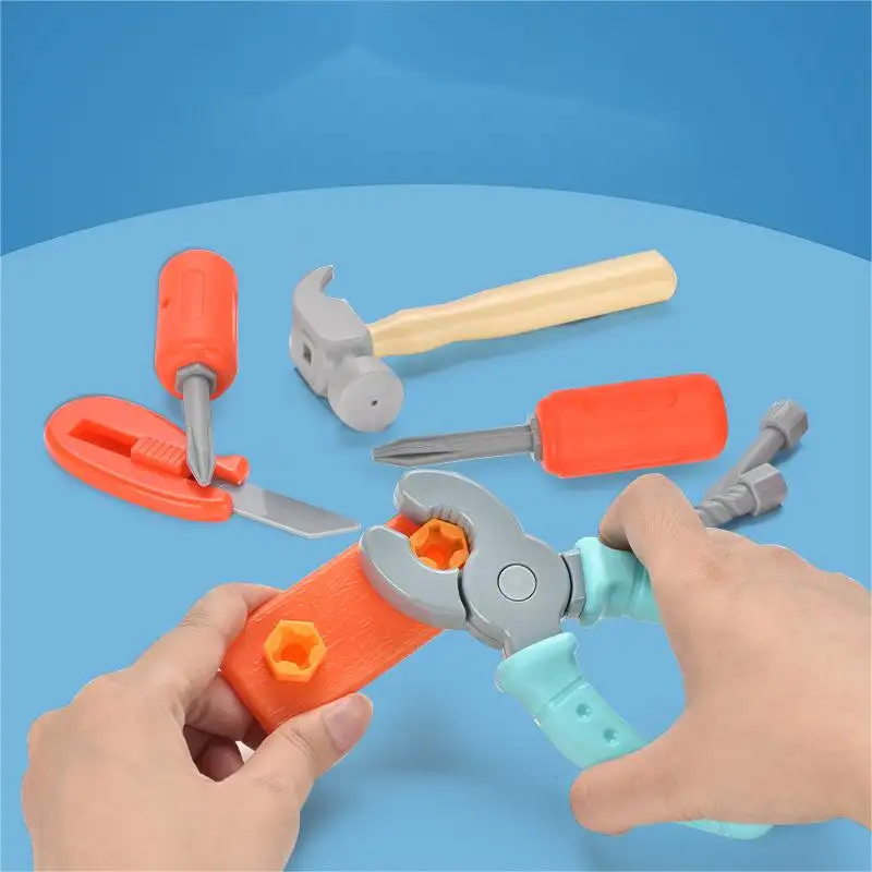 Công cụ đồ chơi mô phỏng nhà giả vờ đồ chơi lưu trữ hộp vali nhựa công cụ thiết lập trẻ em và chàng trai vali nhựa công cụ thiết lập