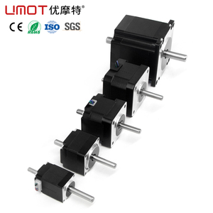Motor paso a paso híbrido UMOT DC 20/28/35/42/57mm <span class=keywords><strong>Nema</strong></span> 8/11/14/<span class=keywords><strong>17</strong></span>/23, eje óptico, Motor paso a paso giratorio de doble eje para impresora 3D - Product Image 2