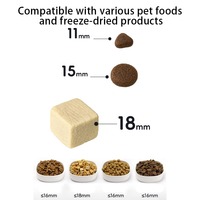 Distributeur de nourriture intelligent portable pour chiens et chats, caméra ultra-grande définition à objectif grand angle, prise en charge de l'application, étanche