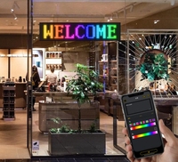 Pantalla Led suave Panel de matriz FPCB Mensaje de animación Desplazamiento Pantalla flexible
