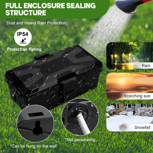 Allifemax ngoài trời kết nối điện bao vây hộp nhựa có thể khóa hộp điện cho kết nối dây - Product Image 2