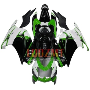 Kit de inyección para <span class=keywords><strong>KAWASAKI</strong></span> <span class=keywords><strong>NINJA</strong></span> Verde Negro ZX <span class=keywords><strong>250</strong></span> <span class=keywords><strong>R</strong></span> 250R ZX250R 08 09 10 11 12 26No.4 EX250R 2008 <span class=keywords><strong>2009</strong></span> 2010 2011 2012 Carenado - Product Image 1