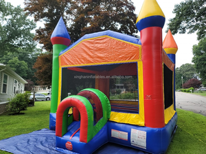 Castello gonfiabile gonfiabile del castello di salto all'aperto del Pvc del grado commerciale buttafuori con l'aeratore - Product Image 5