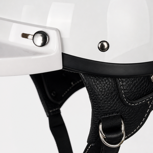 Factory Direct Lightweight Breathable Half Face <strong>Scoop</strong> Helmet for Electric Scooter Moped Motorcycle Riding - Product Image 3