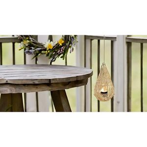 Metal Bird Nest and Cage Tealight Holder Hanging Table <b>Decor</b> for Balcony Terrace for Diwali Gifts Christmas or <b>Weddings</b> - Product Image 3
