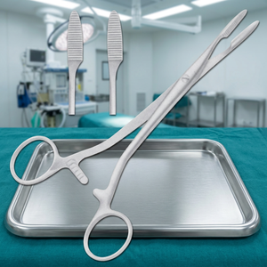 Pinza hemostática quirúrgica para hemostasia, instrumento manual de acero inoxidable, clase I, certificado CE ISO13485 - Product Image 3