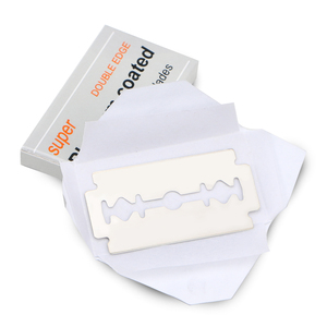 Hoja de afeitar de doble filo, maquinilla de afeitar de seguridad D746, hoja de acero inoxidable de doble filo - Product Image 3