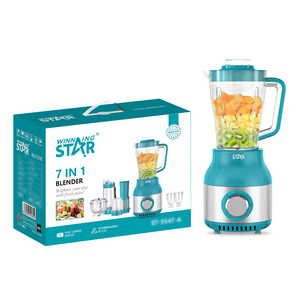 Licuadora Multifuncional Winning Star para Uso Doméstico, Resistente a Caídas, Exprimidor, Picadora de Carne, Licuadora, Molinillo, 7 en 1 - Product Image 1