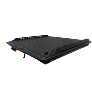 Couverture de benne rigide rétractable monobloc avec verrouillage, étanche, en alliage d'aluminium argenté et blanc, garantie 1 an, universelle - Product Image 1