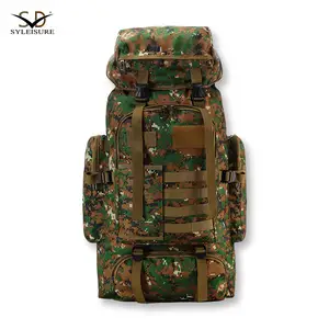 Camouflage Backpack Camping Hiking Tactical 80l Hunting Back Packs Gym Rucksack