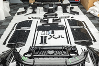 Kit carrosserie complet en carbone forgé à sec style MSY pour Mercedes Classe G W464 W465 2018-2026 (capot, pare-chocs, ailes)