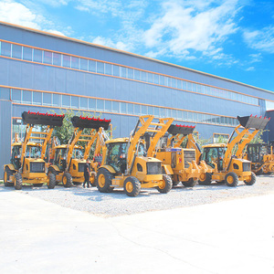 Miễn phí vận chuyển backhoe máy xúc loader máy kéo New retroexcacacadora Mini backhoe loader 4x4 bánh xe/backhoe loader - Product Image 2