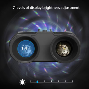 Jumelles d'observation optique à double écran 4K personnalisées, portables sur la tête, étanches, légères, durables, accessoire d'observation de terrain en extérieur - Product Image 5