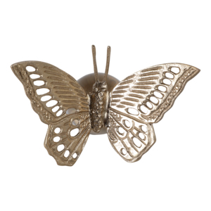 Scultura a forma di farfalla con base a sfera di cristallo per decorazioni domestiche, accento floreale artistico - Product Image 6