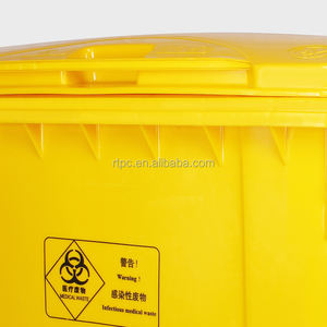 Beste Prijs En840 660 Liter Vierkante Plastic Ziekenhuis Bio Medisch Afval Afval Vuilniswagen <span class=keywords><strong>Trolley</strong></span> Prullenbak - Product Image 5