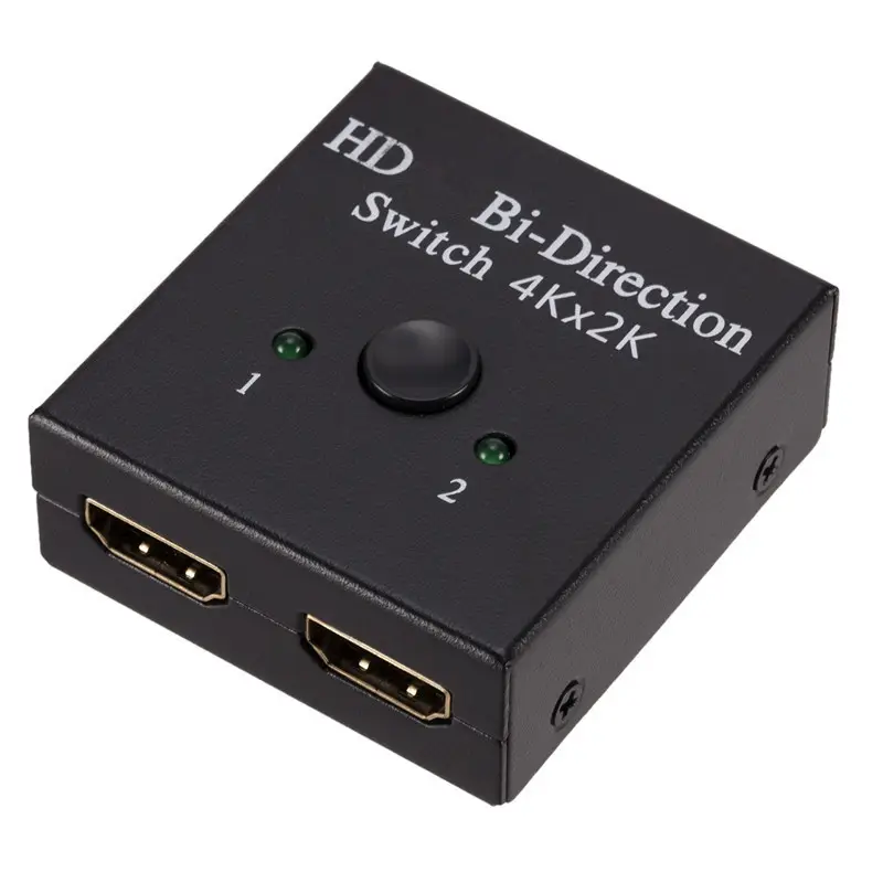 1080P Plug and play Auto 2X1 1X2HDMI <span class=keywords><strong>Commutateur</strong></span> 1080P 3D <span class=keywords><strong>2</strong></span> entrée <span class=keywords><strong>1</strong></span> sortie <span class=keywords><strong>HDMI</strong></span> Switcher box
