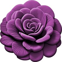 Tapis en Caoutchouc Personnalisable de Luxe, Design Imprimé en 3D, Sur Mesure, Motif Floral, pour Bureau et Maison
