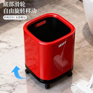 Newpt <b>Square</b> Trash Can Lidless Open Top For Home Bedroom Bathroom Waste <b>Bin</b> - Product Image 5