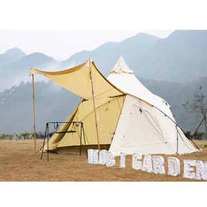 5-8 persona <span class=keywords><strong>Tipi</strong></span> pirámide tienda india impermeable fiesta al aire libre tienda de campaña al aire libre para eventos - Product Image 5