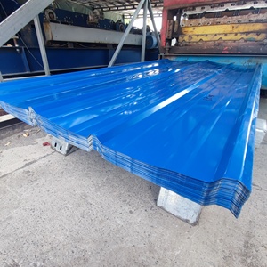 Tôle d'acier ondulée prépeinte PPGL Galvalume, couleur tuile, imperméable pour atelier - Product Image 3