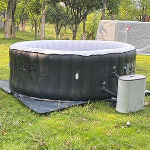 <span class=keywords><strong>Precio</strong></span> de fábrica <span class=keywords><strong>Inflable</strong></span> de lujo al aire libre Spa Calefacción Burbuja Masaje Piscina Grado superior Bañera de hidromasaje Piscina sobre el suelo Piscina Spa - Product Image 4
