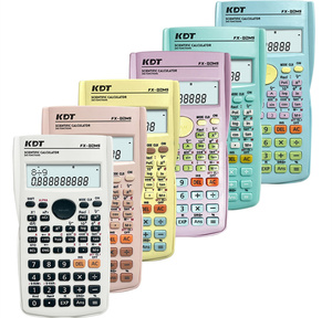 Grand écran du fabricant Calculatrice de mathématiques scientifiques à 2 lignes alimentée par batterie pour étudiants enseignants en plastique durable - Product Image 4
