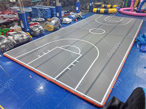 Terrain de basket-ball gonflable personnalisé, piste de tumbling, tapis de <span class=keywords><strong>gymnastique</strong></span> rebondissant, <span class=keywords><strong>matelas</strong></span> d'atterrissage gonflable pour terrain de basket-ball - Product Image 2