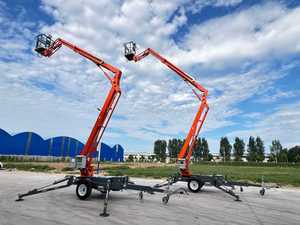 Vente en gros d'usine, petit élévateur à flèche télescopique monté sur remorque <span class=keywords><strong>de</strong></span> 12 m, batterie <span class=keywords><strong>de</strong></span> stockage, <span class=keywords><strong>bras</strong></span> télescopique araignée, élévateur à flèche télescopique - Product Image 4