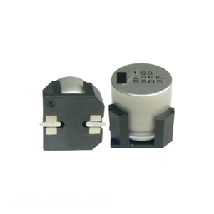 ตัวเก็บประจุ AFK158M06G24VT-F แบบยึดติดพื้นผิว6.3V แบบ SMD ฝาปิด1500 uF 1500 uF 20% - Product Image 1