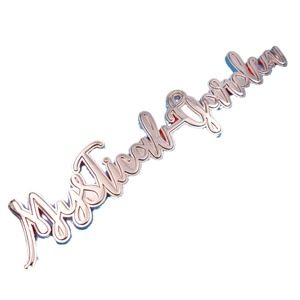 Give Me Glow Cosmetics Zinc Alloy Logo <b>Labels</b> Custom Made For <b>Packaging</b> Decoration Durable 30mm Diameter - Product Image 5