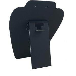 7th Velvet 12 Pcs Black Velvet Necklace Display Jewelry Stand Collapsible <b>Easel</b> For Show And Sale - Product Image 4