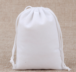 กระเป๋ากำมะหยี่แบบเชือกรูดกระเป๋าเครื่องประดับถุงผ้าขนาดเล็กสีดำเป็นกลุ่มถุงเก็บของโลโก้แบบกำหนดเองได้ - Product Image 2